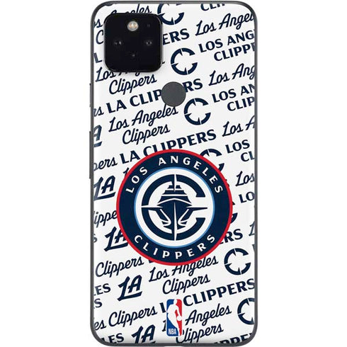 NBA Los Angeles Clippers Blast Text Google Pixel 5 Skin